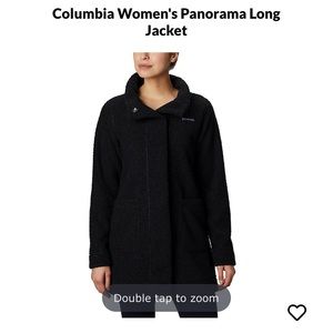 Columbia’s womens panorama long BLACK jacket.